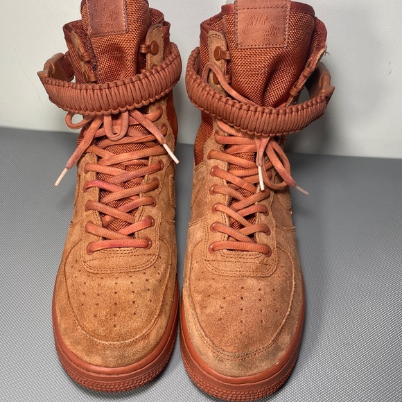 Nike SF Air Force 1 High DUSTY PEACH 864024-204 men’s size 8.5 - Picture 2 of 6